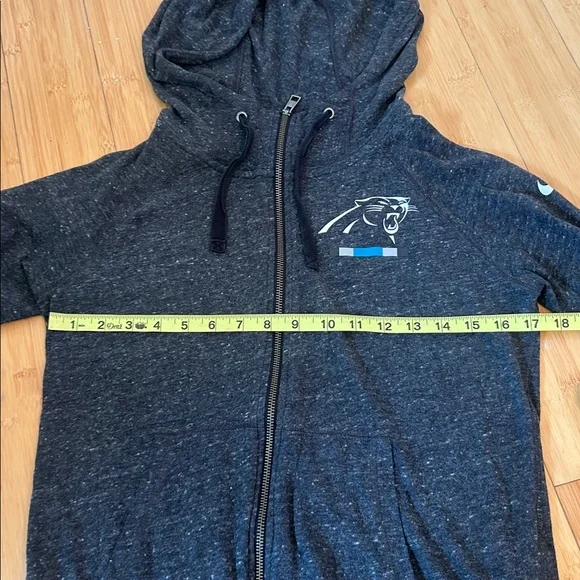 NFL Nike Carolina Panthers Zip Up Hoodie Jacket size Women’s Small - Picture 5 of 6